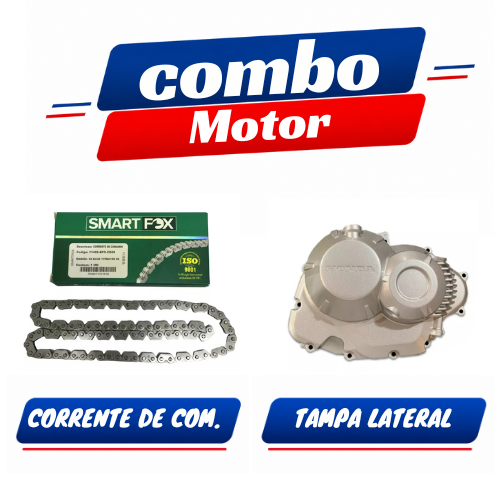 Combo corrente de comando e tampa lateral
